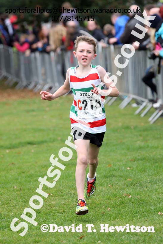 Boys under-11s Northern Cross Country Relays, Graves Park, Sheffield. Photo: David T. Hewitson/Sports for All Pics